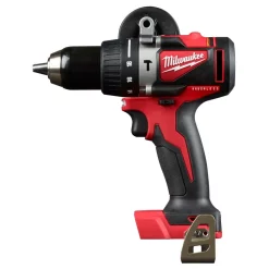 Best Pirce 😍 Milwaukee M18 18-Volt Lithium-Ion Brushless Cordless 1/2 In. Compact 🔨 Hammer Drill Tool Only 🔔