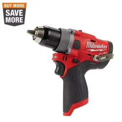 Brand new ⌛ Milwaukee M12 FUEL 12-Volt Lithium-Ion Brushless Cordless 1/2 In. Drill Driver (Tool-Only) 🌟