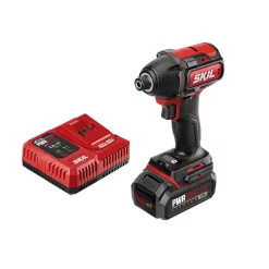 Outlet 🥰 Skil PWRCore 20-Volt Brushless Cordless 1/4 In. Hex Impact Driver Kit Plus 2.0Ah Lithium-Ion Battery (USB) & PWRJump Charger 🛒