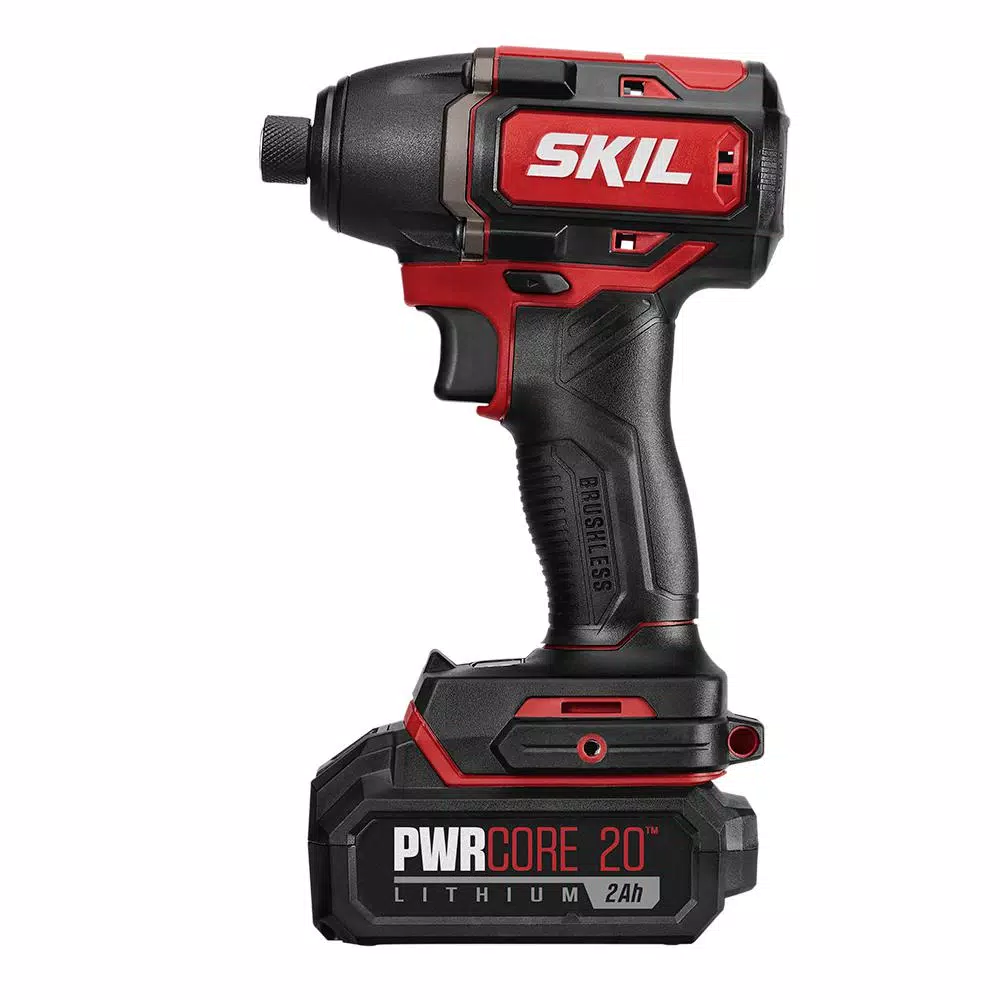 Outlet 🥰 Skil PWRCore 20-Volt Brushless Cordless 1/4 In. Hex Impact Driver Kit Plus 2.0Ah Lithium-Ion Battery (USB) & PWRJump Charger 🛒 9 Outlet 🥰 Skil PWRCore 20-Volt Brushless Cordless 1/4 In. Hex Impact Driver Kit Plus 2.0Ah Lithium-Ion Battery (USB) & PWRJump Charger 🛒 - Image 8