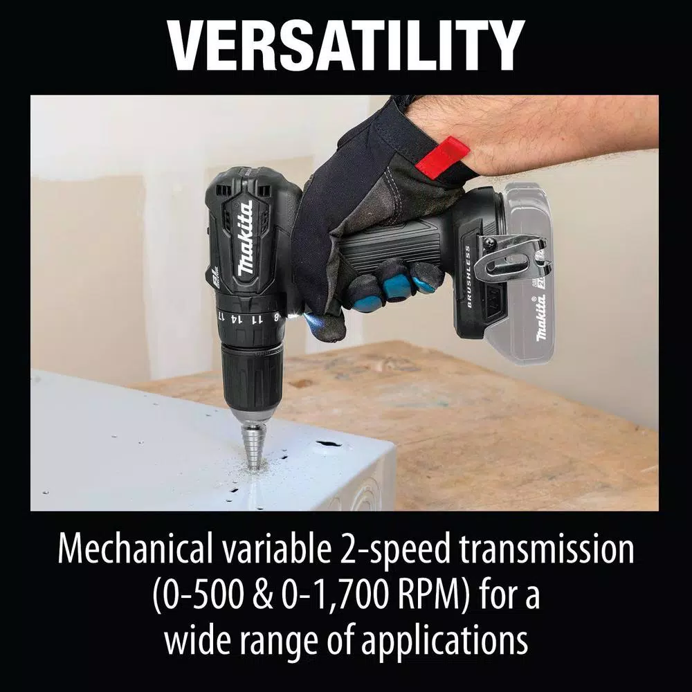 Best Pirce ๐งจ Makita 18-Volt LXT Lithium-Ion Sub-Compact Brushless Cordless 1/2 In. ๐จ Hammer Driver Drill (Tool Only) ๐ฅ 13 Best Pirce ๐งจ Makita 18-Volt LXT Lithium-Ion Sub-Compact Brushless Cordless 1/2 In. ๐จ Hammer Driver Drill (Tool Only) ๐ฅ - Image 11
