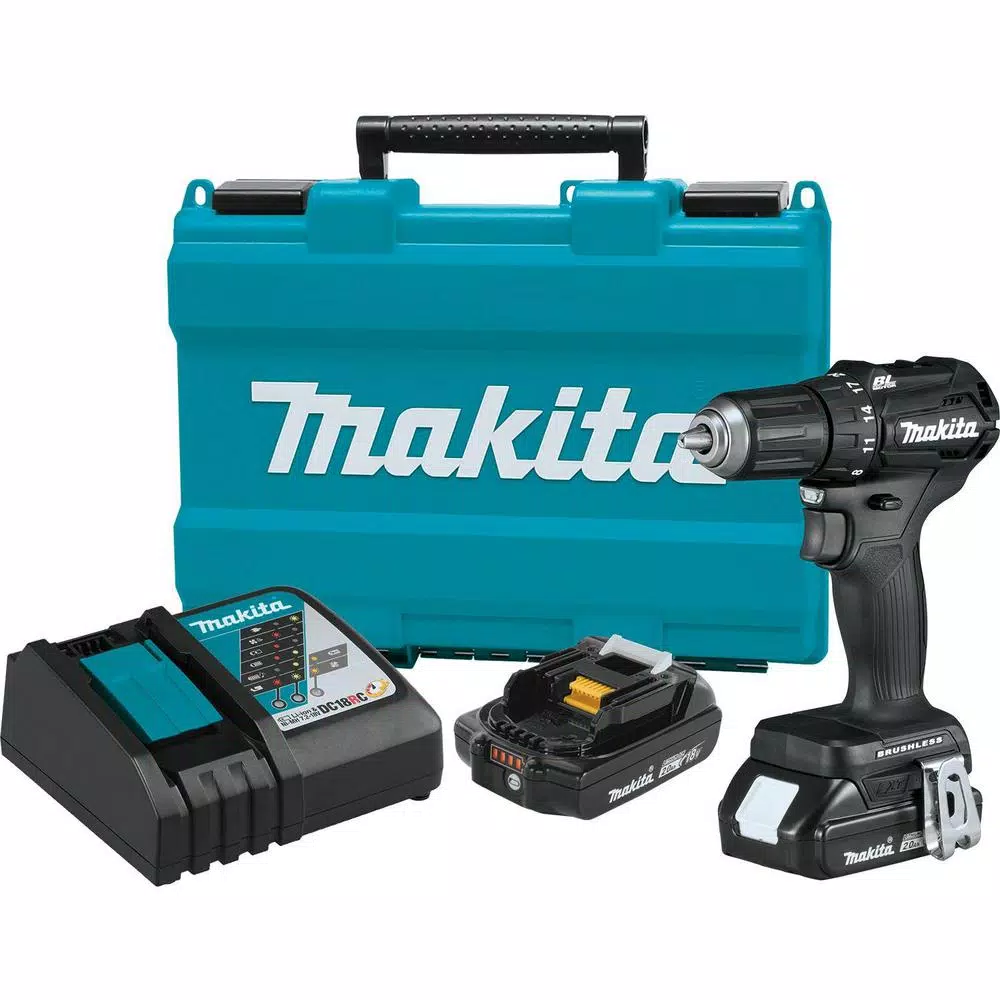 Flash Sale ๐ Makita 18-Volt 2.0 Ah LXT Lithium-Ion Sub-Compact Brushless Cordless 1/2 In. Driver Drill Kit ๐ 3 Flash Sale ๐ Makita 18-Volt 2.0 Ah LXT Lithium-Ion Sub-Compact Brushless Cordless 1/2 In. Driver Drill Kit ๐