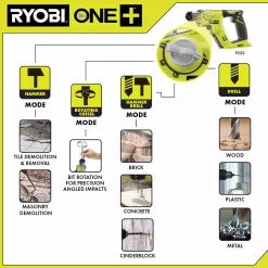 Deals 🌟 RYOBI 18-Volt ONE+ Lithium-Ion Cordless 1/2 In. SDS-Plus Rotary 🔨 Hammer Drill (Tool Only) ⌛ 18 Deals 🌟 RYOBI 18-Volt ONE+ Lithium-Ion Cordless 1/2 In. SDS-Plus Rotary 🔨 Hammer Drill (Tool Only) ⌛ -Outlet drills Store unnamed file 1725