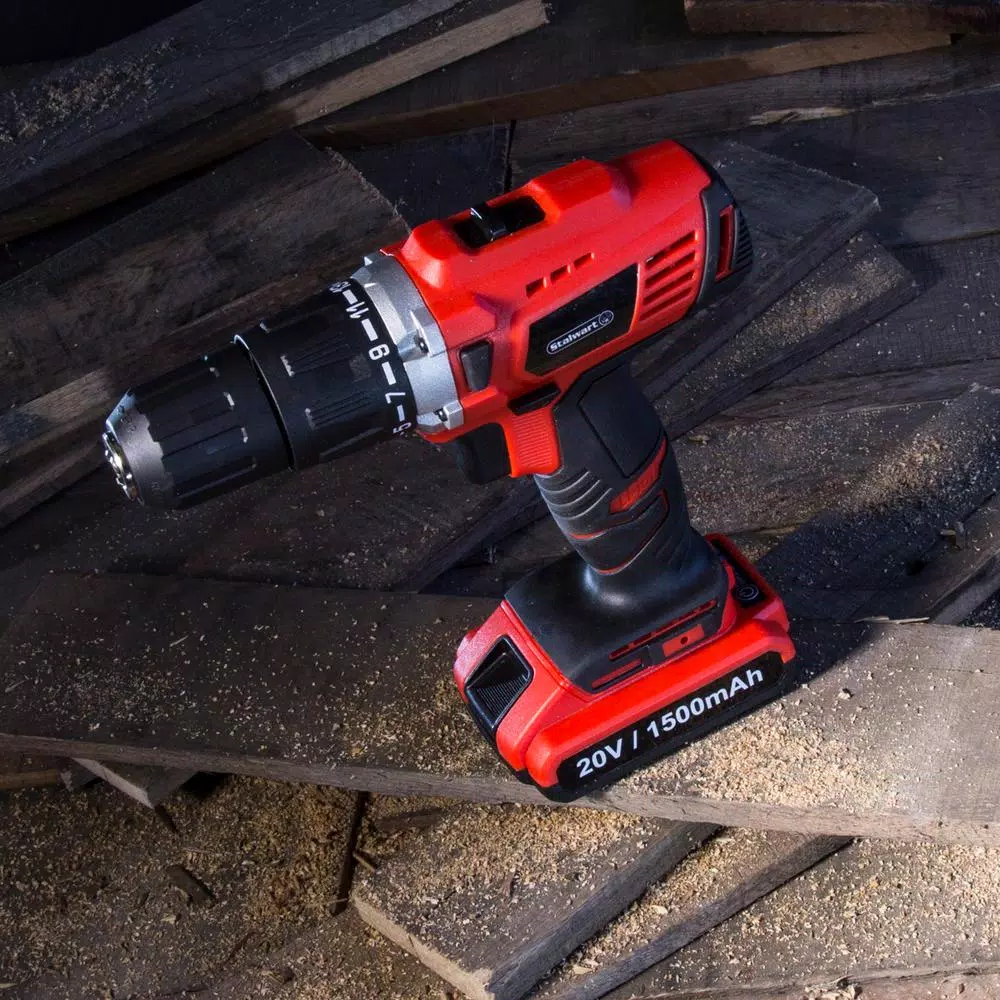 Hot Sale โ๏ธ Stalwart 20-Volt Lithium Ion 1/2 In. 2 Speed ๐จ Hammer Drill Set โค๏ธ 5 Hot Sale โ๏ธ Stalwart 20-Volt Lithium Ion 1/2 In. 2 Speed ๐จ Hammer Drill Set โค๏ธ - Image 4