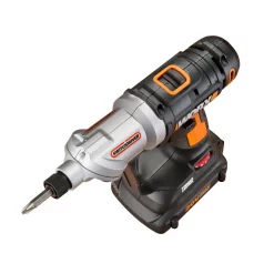 Flash Sale 🎁 Worx POWER SHARE 20-Volt Switchdriver Cordless 1/4 In. Drill And Driver With 67-Piece Accessory Kit 🔔 -Outlet drills Store unnamed file 1886
