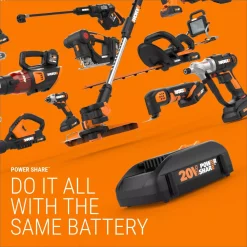 Flash Sale 🎁 Worx POWER SHARE 20-Volt Switchdriver Cordless 1/4 In. Drill And Driver With 67-Piece Accessory Kit 🔔 -Outlet drills Store unnamed file 1896