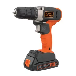 Cheap 😀 BLACK+DECKER 20-Volt Lithium-Ion Cordless 3/8 In. Drill/Driver With 1.5Ah Battery And Charger 🎁