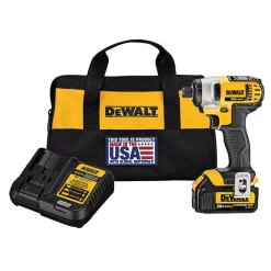 Buy 🌟 DEWALT 20-Volt MAX Cordless 1/4 In. Impact Driver, (1) 20-Volt 3.0Ah Battery & Charger 🛒