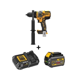 Discount ✔️ DEWALT 20-Volt MAX Cordless Brushless 1/2 In. 🔨 Hammer Drill/Driver With FLEXVOLT ADVANTAGE With (1) FLEXVOLT 6.0Ah Battery Kit 🔥