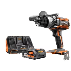 Deals 👍 RIDGID 18-Volt Lithium-Ion Cordless 1/2 In. 🔨 Hammer Drill/Driver Kit With 18-Volt Lithium-Ion 2.0 Ah Battery Pack And Charger 🥰