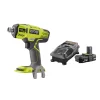 Buy 🤩 RYOBI 18-Volt ONE+ Cordless 1/4 In. Hex QuietSTRIKE Pulse Driver With Belt Clip With 2.0 Ah Battery And Charger Kit 👍