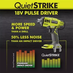 Buy 🤩 RYOBI 18-Volt ONE+ Cordless 1/4 In. Hex QuietSTRIKE Pulse Driver With Belt Clip With 2.0 Ah Battery And Charger Kit 👍 -Outlet drills Store unnamed file 2032