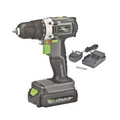 Budget ๐ Genesis 20-Volt Lithium-ion Cordless Variable Speed Drill Driver With 3/8 In. Chuck, LED Work Light, Charger And Bit ๐ฅ