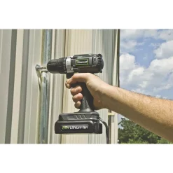 Budget 👍 Genesis 20-Volt Lithium-ion Cordless Variable Speed Drill Driver With 3/8 In. Chuck, LED Work Light, Charger And Bit 🔥 -Outlet drills Store unnamed file 2161