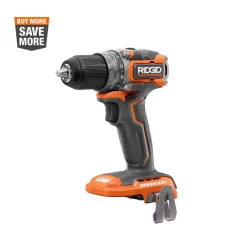 Hot Sale 😍 RIDGID 18V Lithium-Ion Brushless Cordless SubCompact 1/2 In. Drill/Driver (Tool-Only) 😀