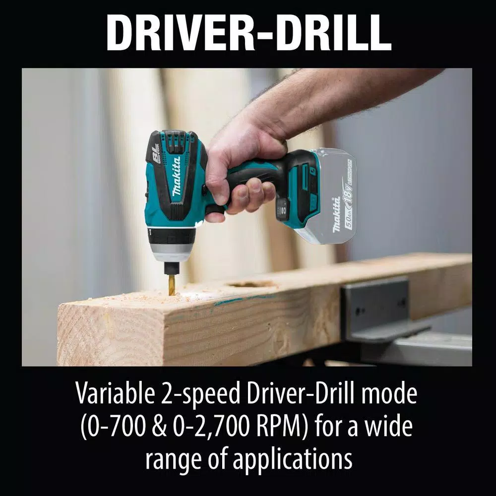 Brand new ๐ Makita 18-Volt LXT Lithium-Ion Brushless Cordless Hybrid 4-Function Impact ๐จ Hammer Driver Drill (Tool Only) ๐ 11 Brand new ๐ Makita 18-Volt LXT Lithium-Ion Brushless Cordless Hybrid 4-Function Impact ๐จ Hammer Driver Drill (Tool Only) ๐ - Image 9