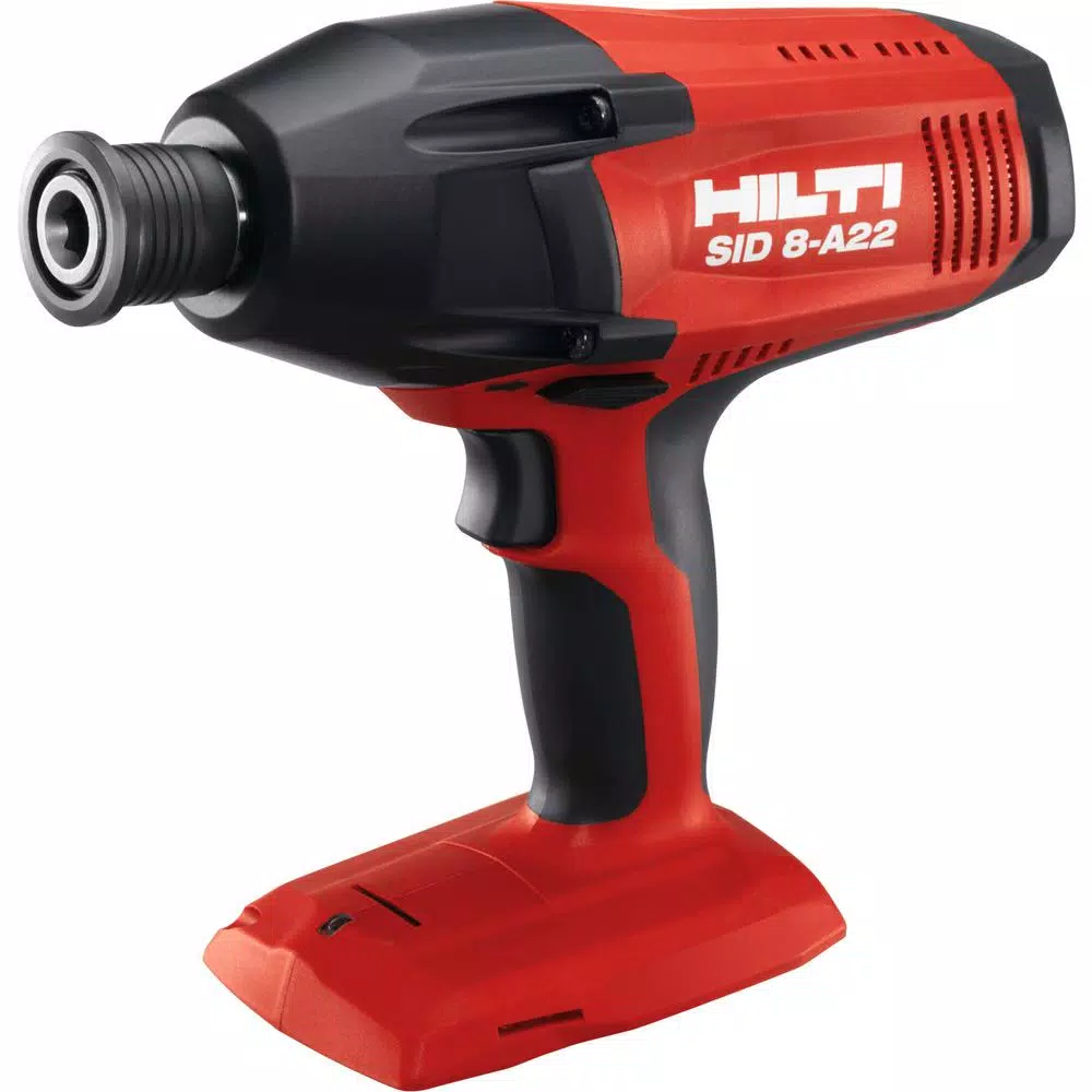 Deals โญ Hilti 22-Volt Lithium-Ion 7/16 In. Hex Cordless SID 8 Impact Driver Tool Body ๐ฅ 3 Deals โญ Hilti 22-Volt Lithium-Ion 7/16 In. Hex Cordless SID 8 Impact Driver Tool Body ๐ฅ