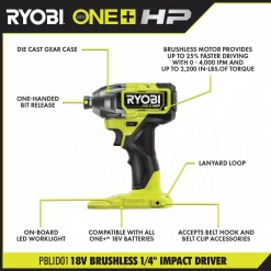 Brand new ✔️ RYOBI ONE+ HP 18V Brushless Cordless 1/2 In. Drill/Driver And Impact Driver Kit With (2) 2.0 Ah Batteries, Charger, And Bag 🌟 -Outlet drills Store unnamed file 2415
