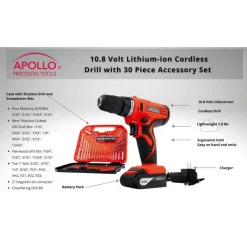 Top 10 🔔 Apollo 10.8-Volt Lithium-Ion Cordless 3/8 In. Drill With Accessory Set (30-Piece) 🤩 -Outlet drills Store unnamed file 2458