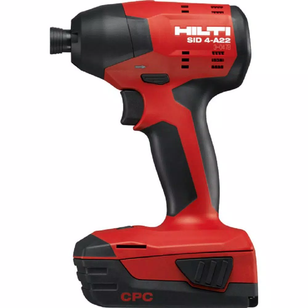 Cheapest โ๏ธ Hilti 22-Volt Lithium-Ion 1/4 In. Hex Cordless Brushless SID 4 Compact Impact Driver With 3 Gear Speed And DC Car Charger ๐ 7 Cheapest โ๏ธ Hilti 22-Volt Lithium-Ion 1/4 In. Hex Cordless Brushless SID 4 Compact Impact Driver With 3 Gear Speed And DC Car Charger ๐ - Image 5