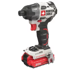 Top 10 🔥 Porter-Cable 20-Volt MAX Lithium-Ion Brushless Cordless 1/4 In. Impact Driver With 2 Batteries 1.5 Ah And Charger 🎉