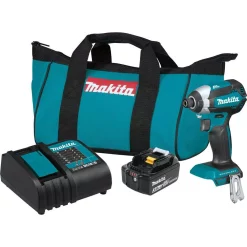 Promo 🔔 Makita 18-Volt LXT Lithium-Ion Brushless Cordless Impact Driver Kit (3.0Ah) With Impact XPS 35 Piece Impact Bit Set 😉