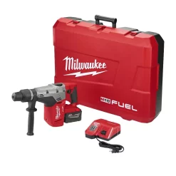 New 😀 Milwaukee M18 FUEL 18-Volt Lithium-Ion Brushless Cordless 1 9/16 In. SDS-Max Rotary 🔨 Hammer Kit W/ (1) 9.0Ah Battery, Hard Case 🎁