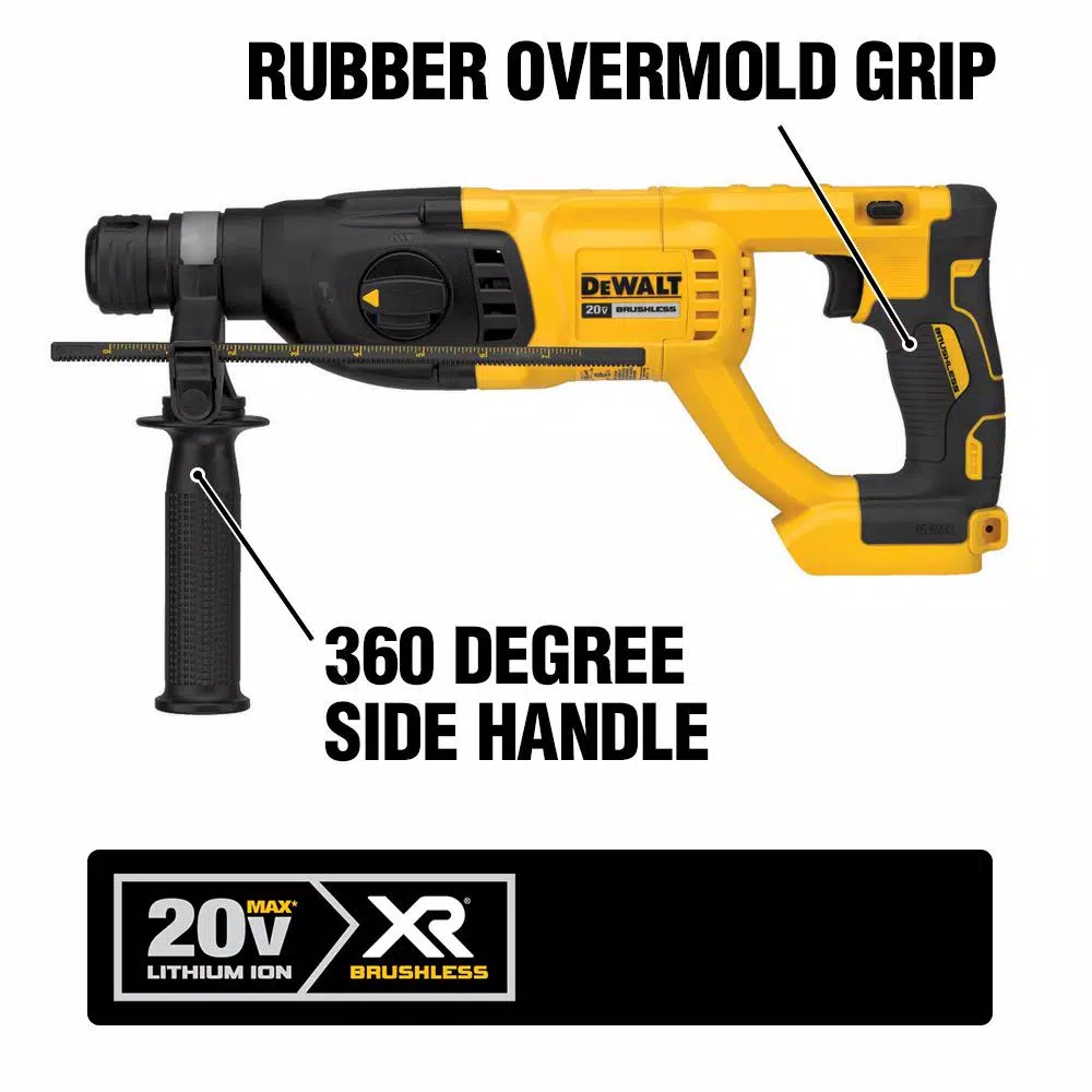 Outlet 😀 DEWALT 20-Volt MAX Cordless Brushless 1 In. SDS Plus D-Handle Rotary 🔨 Hammer,(2) 20-Volt 4.0Ah Batteries & 3/8 In. Impact 🔧 Wrench 🛒 5 Outlet 😀 DEWALT 20-Volt MAX Cordless Brushless 1 In. SDS Plus D-Handle Rotary 🔨 Hammer,(2) 20-Volt 4.0Ah Batteries & 3/8 In. Impact 🔧 Wrench 🛒 - Image 3