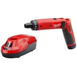 Promo ✔️ Milwaukee M4 4-Volt Lithium-Ion Cordless 1/4 In. Hex Screwdriver 1-Battery Kit 🔥