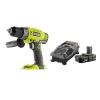 Promo 👏 RYOBI 18-Volt ONE+ Cordless 1/2 In. 🔨 Hammer Drill/Driver With Handle With 2.0 Ah Battery And Charger Kit ❤️ -Outlet drills Store unnamed file 2944