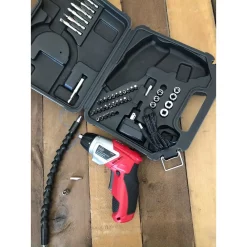 Discount 🧨 Apollo 1.4 In. 3.6-Volt Lithium-Ion Rechargeable Cordless Electric Screwdriver With 45-Piece Accessory Set 👏 -Outlet drills Store unnamed file 2977