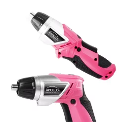 Wholesale 🧨 Apollo 1.4 In. 3.6-Volt Lithium-Ion Rechargeable Electric Screwdriver With 45-Piece Accessory Set In Pink 🎁 -Outlet drills Store unnamed file 3076