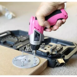 Wholesale 🧨 Apollo 1.4 In. 3.6-Volt Lithium-Ion Rechargeable Electric Screwdriver With 45-Piece Accessory Set In Pink 🎁 -Outlet drills Store unnamed file 3080