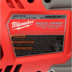 Promo ✨ Milwaukee M18 FUEL 18-Volt Lithium-Ion Brushless Cordless 1/2 In. Hole Hawg Right Angle Drill (Tool-Only) 😀 -Outlet drills Store unnamed file 317