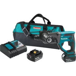 Best Pirce ✨ Makita 18-Volt LXT Lithium-Ion 7/8 In. Cordless SDS-Plus Concrete/Masonry Rotary 🔨 Hammer Drill Kit W/ (2) Batteries 5.0Ah, Bag 🔔