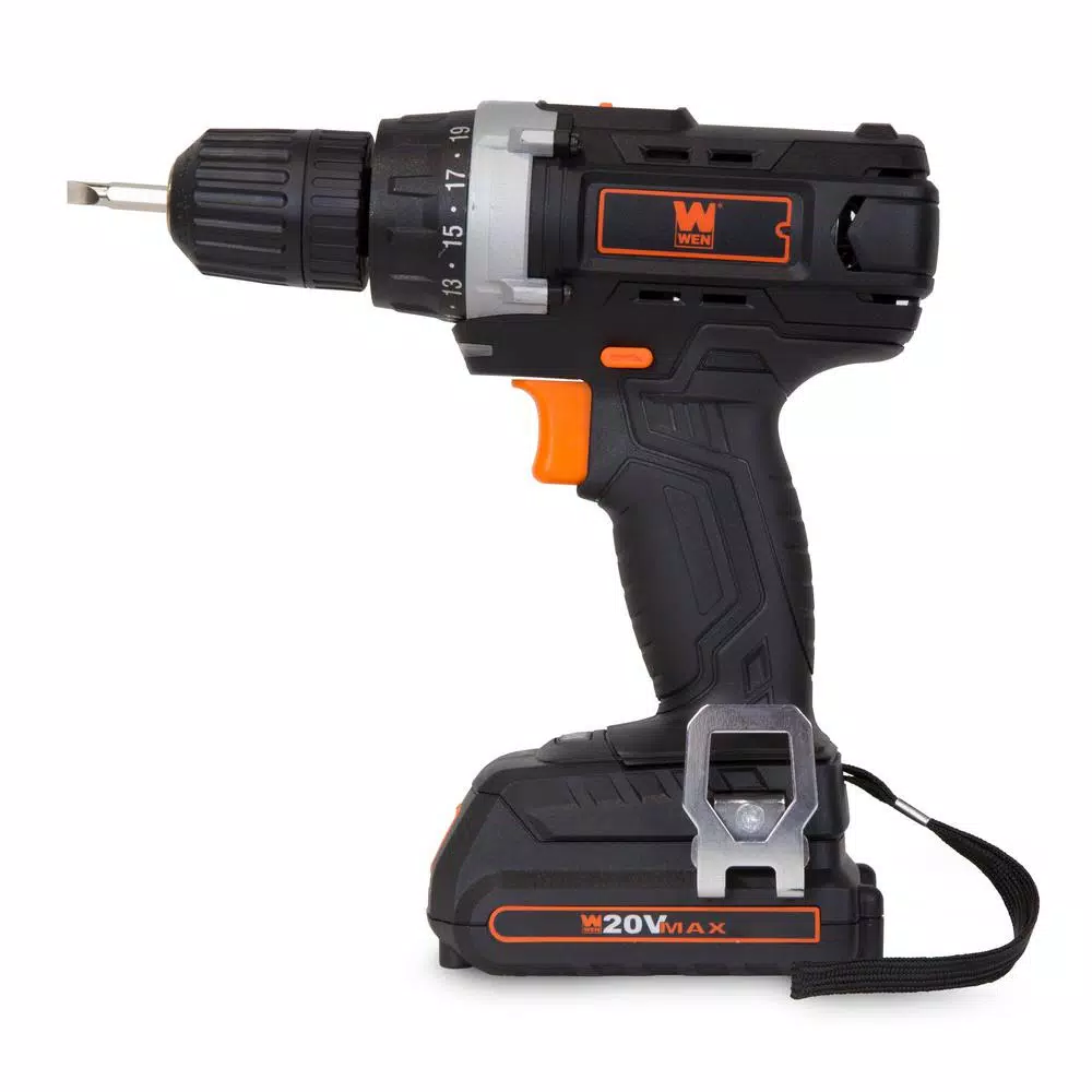 Discount 𧨠WEN 20-Volt MAX Lithium-Ion 3/8 In. Cordless Drill/Driver With Bits And Carrying Bag π 2 Discount 𧨠WEN 20-Volt MAX Lithium-Ion 3/8 In. Cordless Drill/Driver With Bits And Carrying Bag π