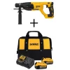 Buy ✨ DEWALT 20-Volt MAX Cordless Brushless 1 In. SDS Plus D-Handle Rotary 🔨 Hammer With (2) 20-Volt 5.0Ah Batteries & Charger ❤️ -Outlet drills Store unnamed file 3535