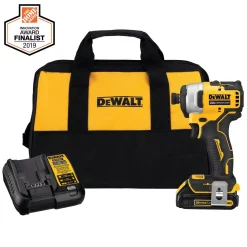 Flash Sale ๐ DEWALT ATOMIC 20-Volt MAX Cordless Brushless Compact 1/4 In. Impact Driver, (1) 20-Volt 1.3Ah Battery, Charger & Bag ๐