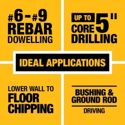 Best deal ✔️ DEWALT FLEXVOLT 60-Volt MAX Cordless Brushless 1-7/8 In. SDS MAX Combination Rotary 🔨 Hammer & (2) FLEXVOLT 9.0Ah Batteries 🌟 -Outlet drills Store unnamed file 3598