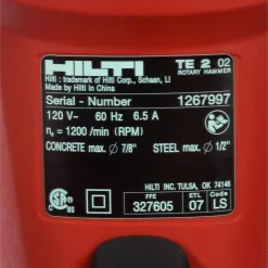 Budget ๐ Hilti TE 2 120-Volt SDS-Plus ๐จ Hammer Drill Kit ๐ 23 Budget ๐ Hilti TE 2 120-Volt SDS-Plus ๐จ Hammer Drill Kit ๐ -Outlet drills Store unnamed file 3702