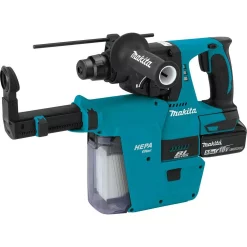 Coupon 😀 Makita 18-Volt LXT Li-Ion 1 In. Brushless Cordless SDS-Plus Rotary 🔨 Hammer Drill With HEPA Vacuum Attachment (2) Batteries 5.0Ah ⌛ -Outlet drills Store unnamed file 3773