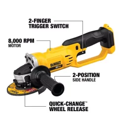 Best Sale 🎁 DEWALT 20-Volt MAX XR Cordless Brushless 3-Speed 1/4 In. Impact Driver With (1) 20-Volt 5.0Ah Battery & 4-1/2 In. Grinder 🎁 -Outlet drills Store unnamed file 3836