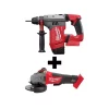 Promo 💯 Milwaukee M18 FUEL 18-Volt Lithium-Ion Brushless Cordless 1-1/8 In. SDS-Plus Rotary 🔨 Hammer W/  M18 FUEL Grinder ❤️ -Outlet drills Store unnamed file 386