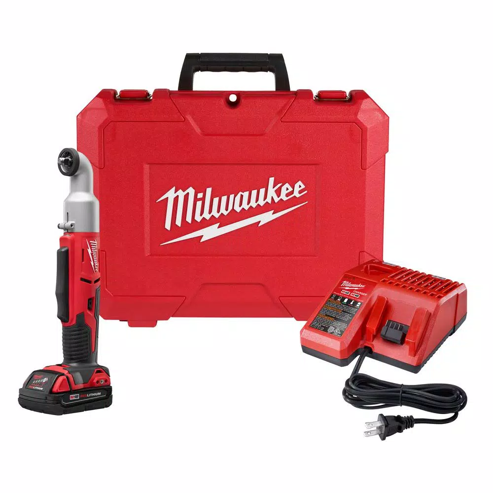 Coupon ⌛ Milwaukee M18 18-Volt Lithium-Ion Cordless 3/8 In. 2-Speed Right Angle Impact 🔧 Wrench Kit W/(1) 1.5Ah Batteries, Charger, Hard Case 🛒 3 Coupon ⌛ Milwaukee M18 18-Volt Lithium-Ion Cordless 3/8 In. 2-Speed Right Angle Impact 🔧 Wrench Kit W/(1) 1.5Ah Batteries, Charger, Hard Case 🛒