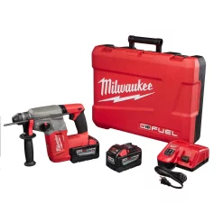 Hot Sale ✨ Milwaukee M18 FUEL 18-Volt Lithium-Ion Brushless Cordless 1 In. SDS-Plus Rotary 🔨 Hammer Kit W/(2) 9.0Ah Batteries, Rapid Charger 🎉