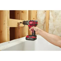 Outlet 💯 Milwaukee M18 18-Volt Lithium-Ion Cordless 1/2 In. Drill Driver Kit W/ (1) 3.0Ah Battery, Charger & Bag 👍 -Outlet drills Store unnamed file 518