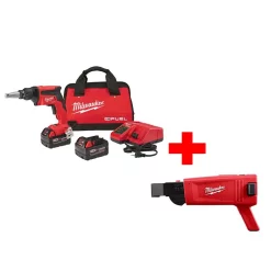 New 😀 Milwaukee M18 FUEL 18-Volt Lithium-Ion Brushless Cordless Drywall Screw Gun XC Kit With Collated Screw Gun Attachment ✔️