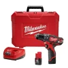 New 👍 Milwaukee M12 12-Volt Lithium-Ion Cordless 3/8 In. 🔨 Hammer Drill/Driver Kit With Two 1.5 Ah Batteries And Hard Case ⭐ -Outlet drills Store unnamed file 531
