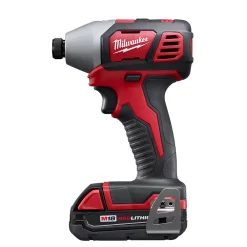 Deals 🎁 Milwaukee M18 18-Volt Lithium-Ion Cordless 1/4 In. Impact Driver Kit With(2) 1.5Ah Batteries, Charger, Hard Case ✨ -Outlet drills Store unnamed file 544