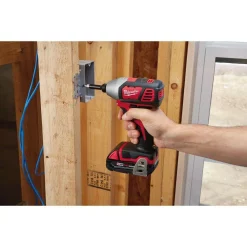 Deals 🎁 Milwaukee M18 18-Volt Lithium-Ion Cordless 1/4 In. Impact Driver Kit With(2) 1.5Ah Batteries, Charger, Hard Case ✨ -Outlet drills Store unnamed file 547
